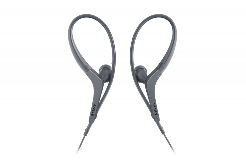 SONY sluchátka ACTIVE MDR-AS410AP, handsfree,černé - obrázek produktu