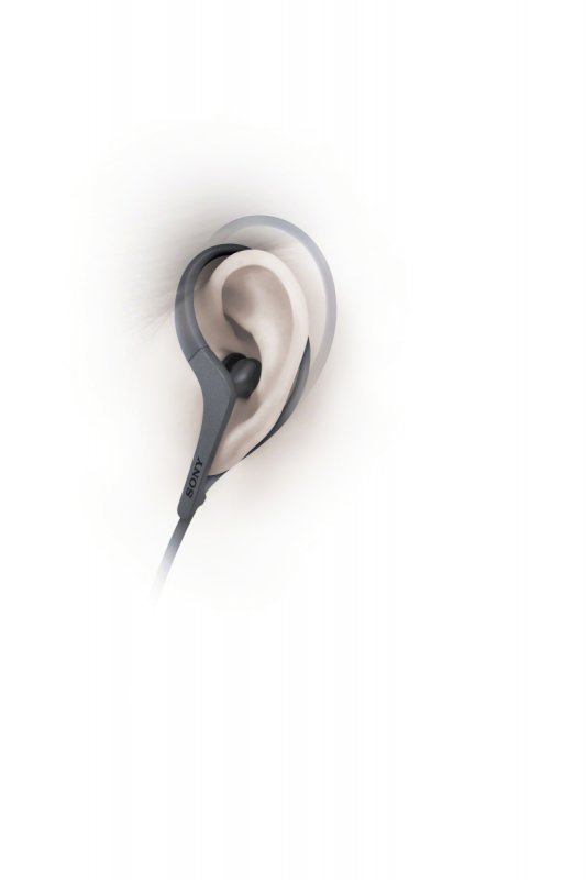 SONY sluchátka ACTIVE MDR-AS410AP, handsfree,černé - obrázek č. 2