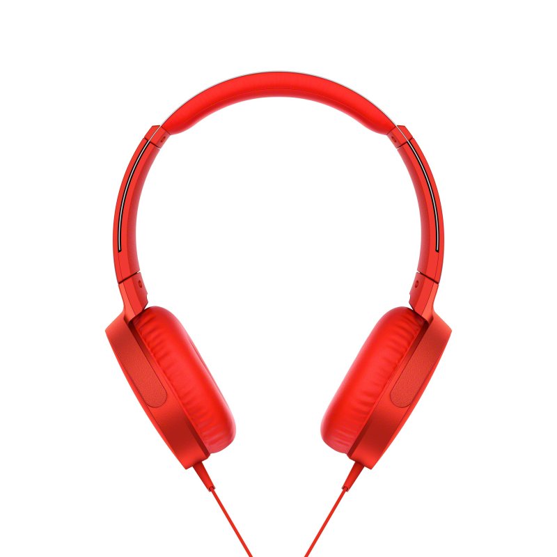 SONY Sluchátka EXTRA  BASS MDR-XB550AP,červená - obrázek produktu