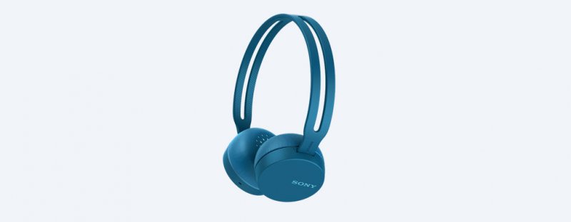 SONY sluchátka WHCH400L.CE7 bezdr.,modrá - obrázek produktu