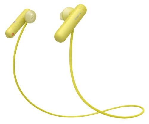 SONY sluchátka WI-SP500 bezdr.,žlutá - obrázek produktu