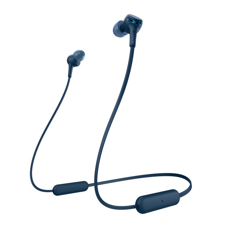 SONY sluchátka WI-XB400 bezdrátová, modrá - obrázek produktu