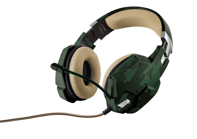 TRUST GXT 322C Carus Gaming Headset - jungle camo - obrázek produktu