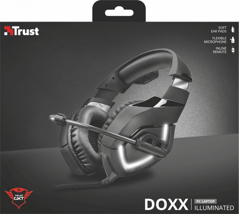 náhlavní sada GXT 380 Doxx Illuminated Gaming - obrázek č. 4