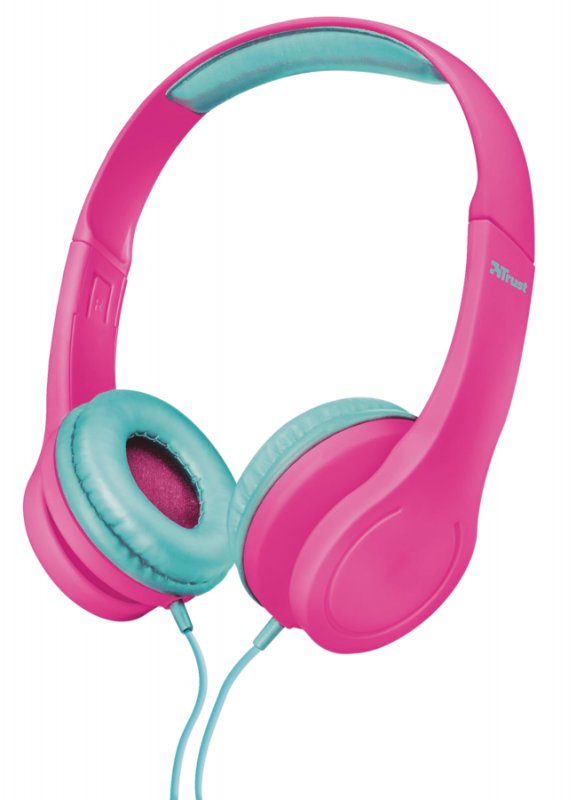 náhlavní sada TRUST Bino Kids Headphone - pink - obrázek produktu