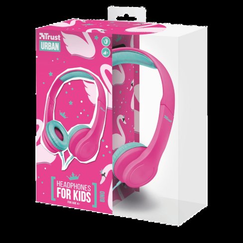 náhlavní sada TRUST Bino Kids Headphone - pink - obrázek č. 2