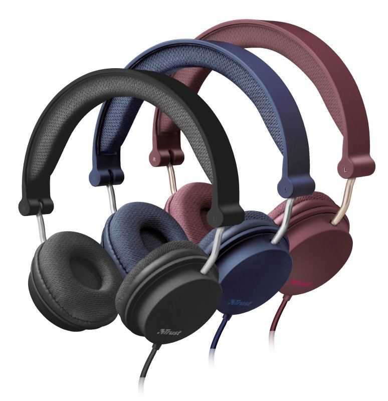 TRUST Mero Headphones – dark blue - obrázek produktu