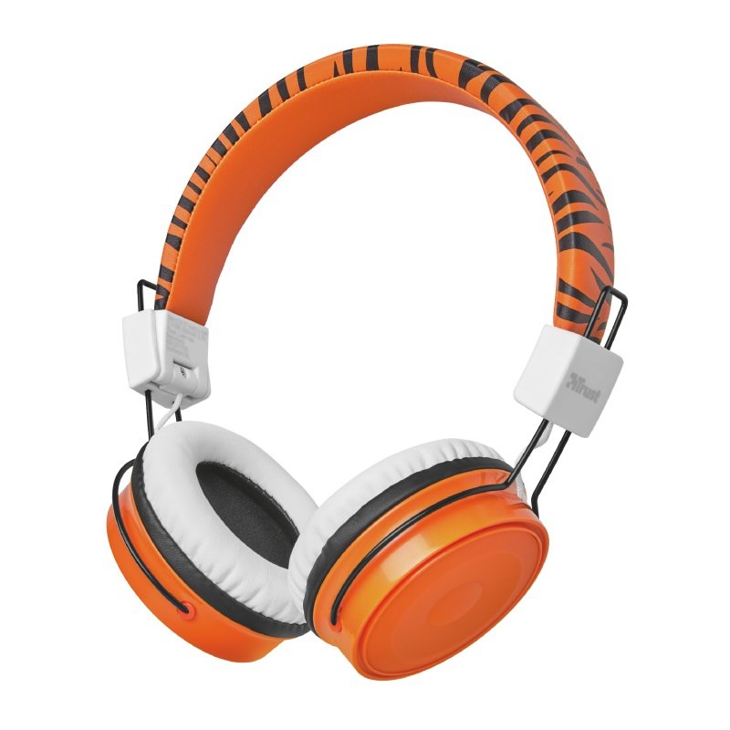 TRUST Comi Bluetooth Wireless Kids Headphones - orange - obrázek produktu