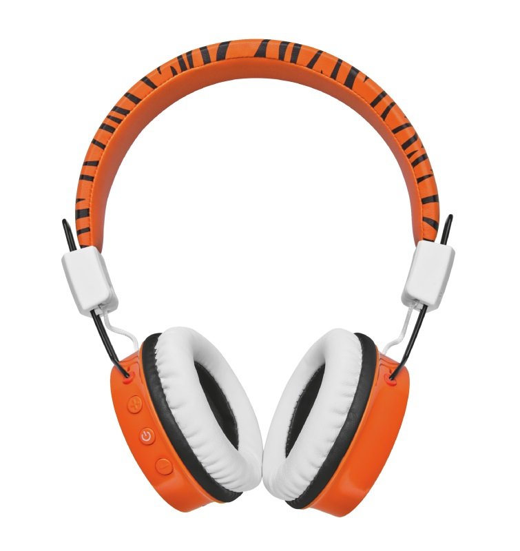 TRUST Comi Bluetooth Wireless Kids Headphones - orange - obrázek č. 1