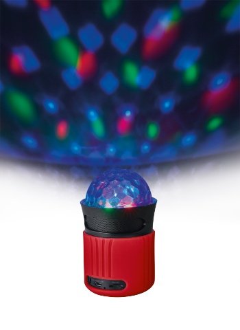 TRUST Dixxo Go Wireless Bluetooth Speaker with party lights - red - obrázek č. 2