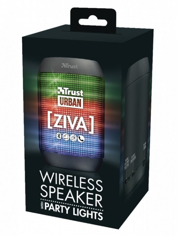 TRUST Ziva Wireless BT speaker with party lights - obrázek č. 2