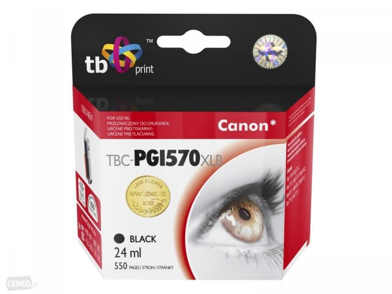 Ink. kazeta TB komp. s Canon PGI-570X, 0372C001, B - obrázek produktu