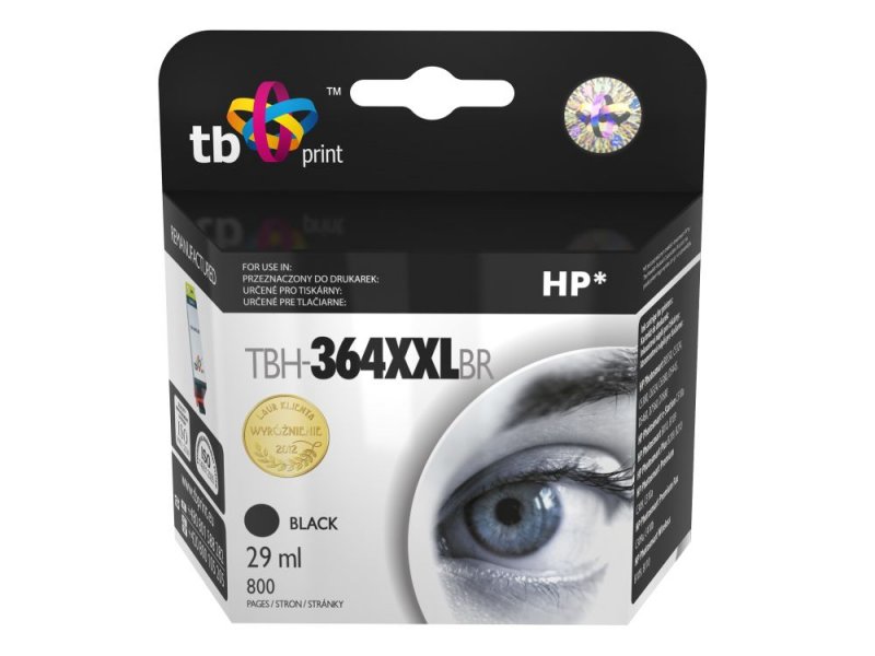 Ink. kazeta TB kompat. s HP CB321EE, XXL, TBH-364XXLBR, Black - obrázek produktu