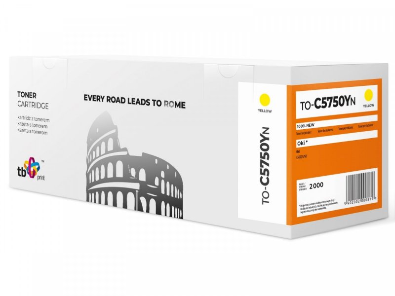 Toner TB kompatibilní s C5750 TO-C5750YN YE 100%, new - obrázek produktu