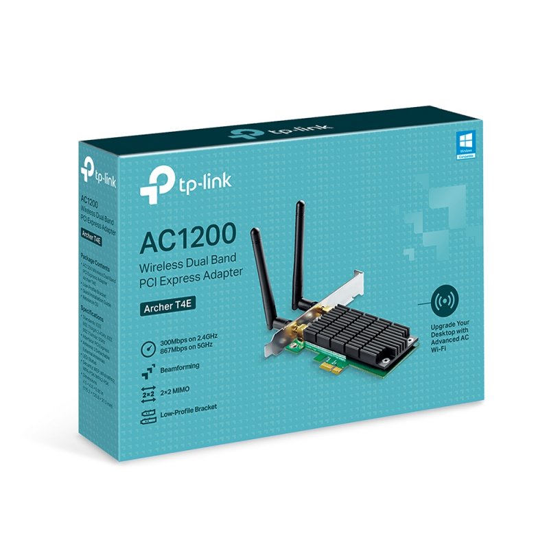 TP-Link Archer T4E AC1200 Wifi Dual B. PCI Express - obrázek č. 1