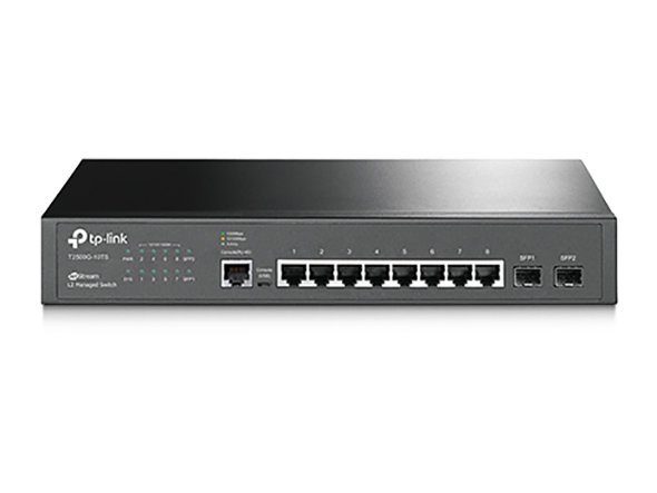 TP-Link T2500G-10TS Managed L2 8xGb,2xGb SFP switch - obrázek produktu