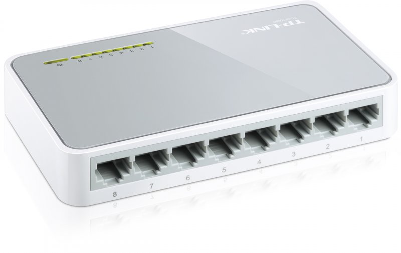 TP-Link TL-SF1008D 8x 10/ 100Mbps Desktop Switch - obrázek č. 2