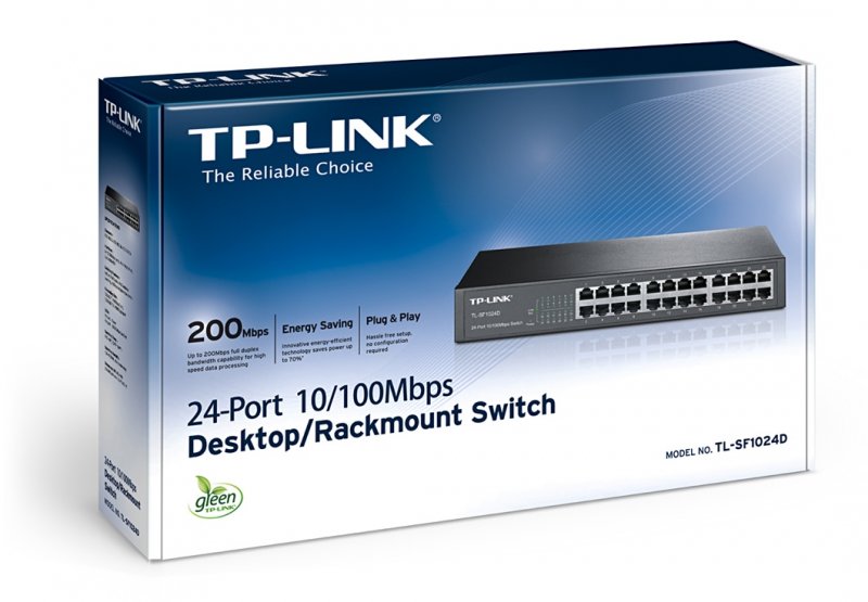 TP-Link TL-SF1024D 24x 10/ 100Mbps Switch - obrázek č. 2