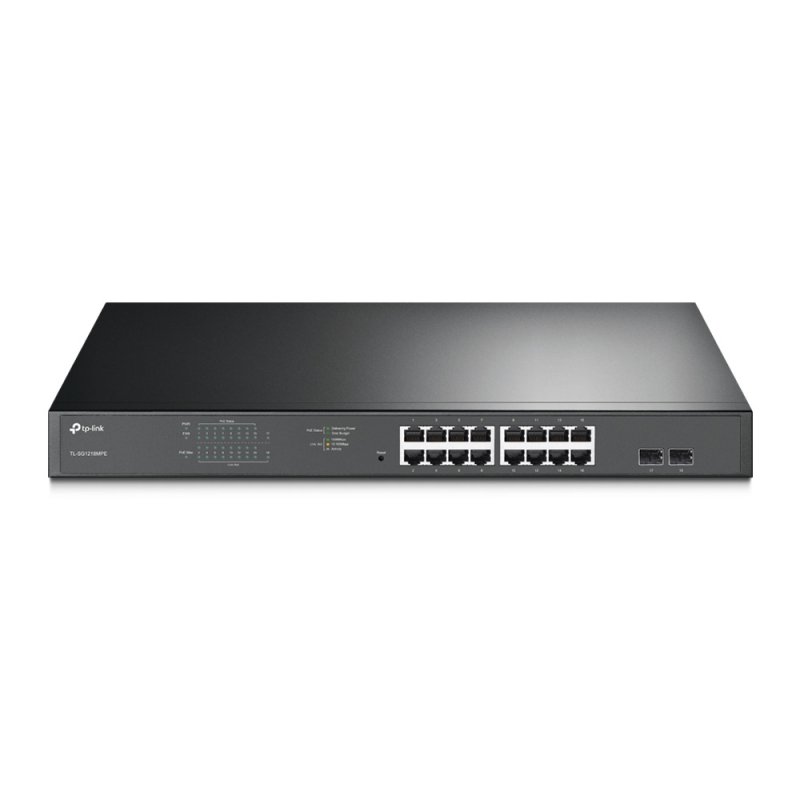 TP-Link TL-SG1218MPE 16xGb 2xSFP smart switch 250W POE+ - obrázek produktu