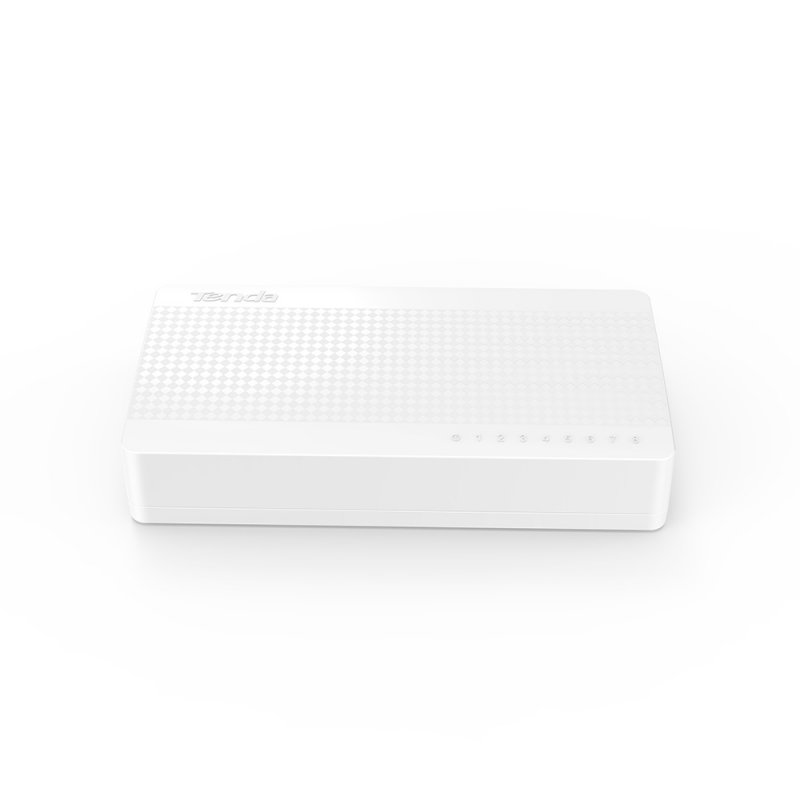 Tenda S108 8 x 10 / 100 Mb / s Mini Eco Switch, Desktop, Auto MDI / MDIX, spotřeba do 2,1 Watt - obrázek č. 1