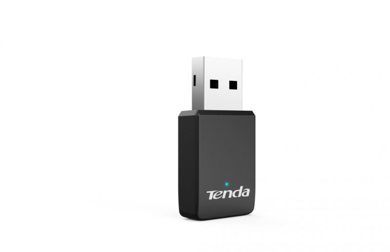 Tenda U9 WiFi AC650 USB Adapter, 633 Mb/ s (433 + 200 Mb/ s), 802.11 ac/ a/ b/ g/ n, OS Win XP/ 7/ 8/ 10/ 11 - obrázek č. 1