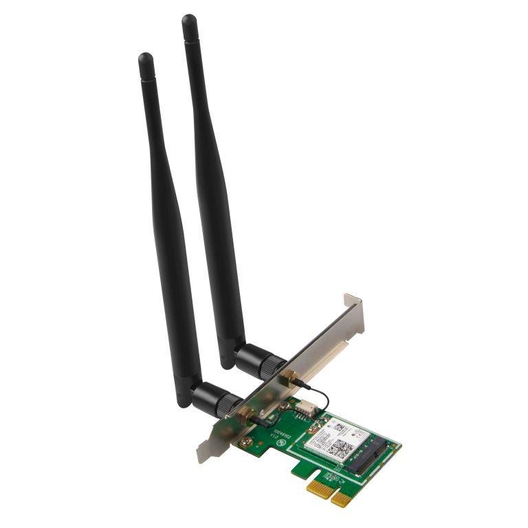 Tenda E30 Wireless AX PCI Express Adapter AX3000, WiFi6, Bluetooth 5.0, WPA3, 2x 5dBi, Windows 10/ 11 - obrázek č. 1