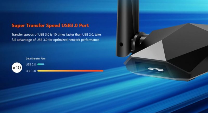 Tenda U18a AX1800 WiFi 6 USB Adapter, 1775 Mb/ s, 802.11 ax/ ac/ a/ b/ g/ n, anténa 2x5 dBi, Windows 10/ 11 - obrázek č. 6