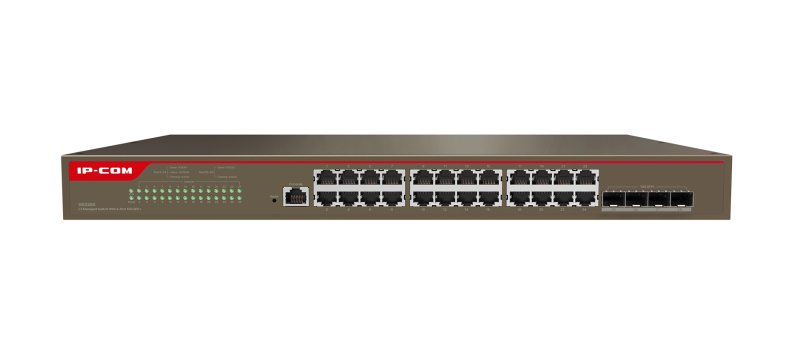 Tenda IP-COM G5328X Cloud L3 Managed 10G Switch, 24x 1GB RJ45, 4x 10G SFP+, Rackmonut - obrázek č. 1