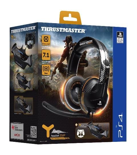 Herní sluchátka s mikrofonem Thrustmaster Y-350P GhostRecon EMEA edice pro PS4 - obrázek č. 5