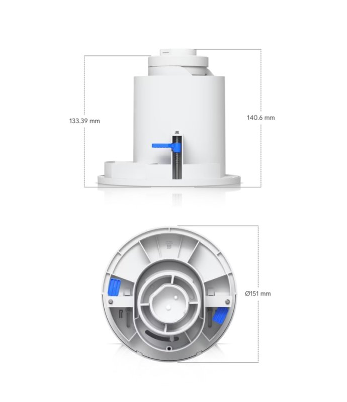 Ubiquiti UACC-G6-PTZ-ICM-W, G6 PTZ In-Ceiling Mount, bílá - obrázek č. 7