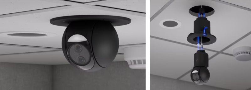 Ubiquiti UACC-G6-PTZ-ICM-B, G6 PTZ In-Ceiling Mount, černá - obrázek č. 8