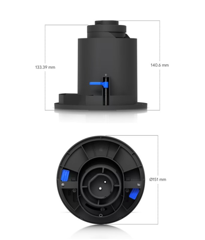 Ubiquiti UACC-G6-PTZ-ICM-B, G6 PTZ In-Ceiling Mount, černá - obrázek č. 7
