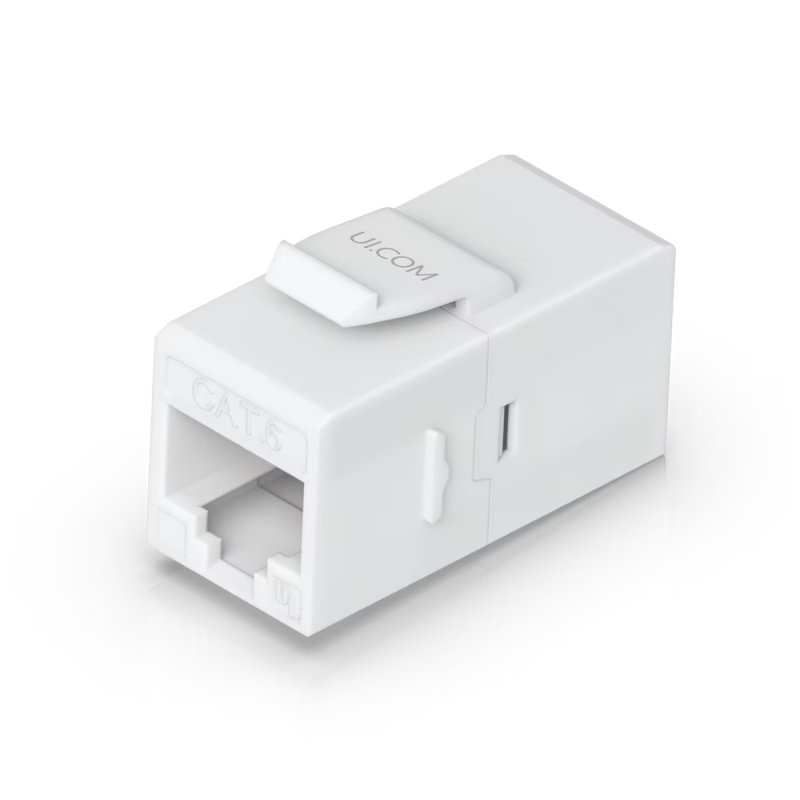 Ubiquiti UACC-Keystone-Coupler-C6, Cat6 Keystone Coupler (spojka), 12-Pack - obrázek produktu
