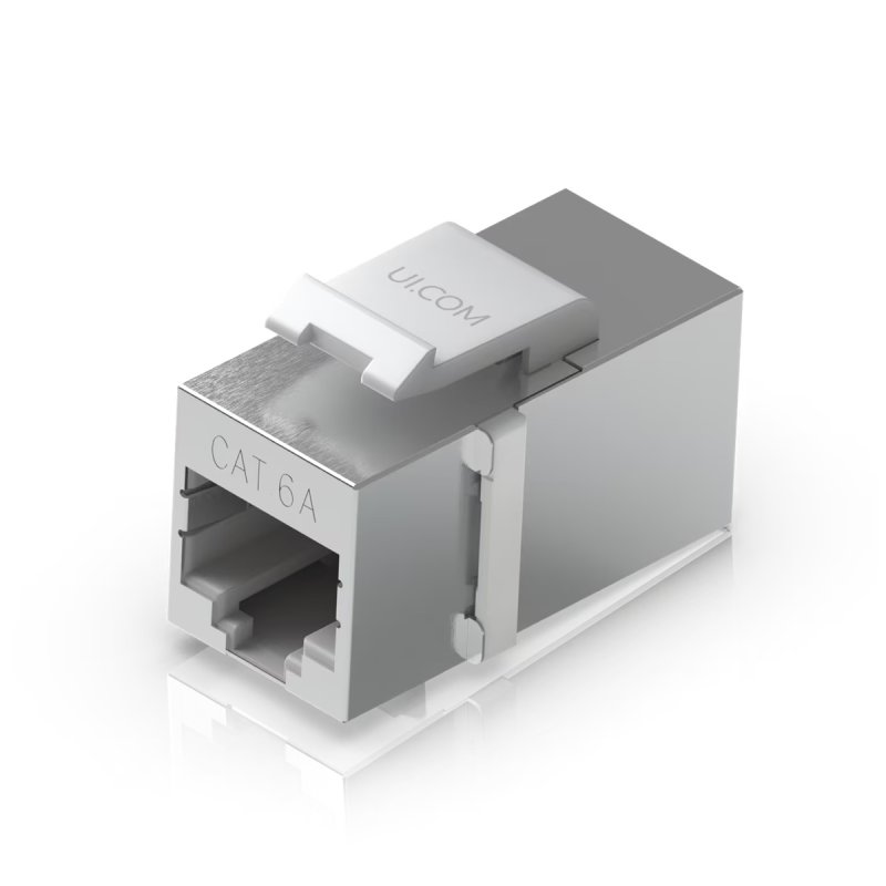 Ubiquiti UACC-Keystone-Coupler-C6A, Cat6A Keystone Coupler (spojka), 12-Pack - obrázek produktu
