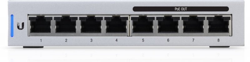 Ubiquiti UniFi Switch, 8-Port, 4x PoE Out, 60W, 5-pack - obrázek produktu