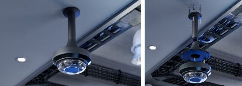 Ubiquiti UACC-AI-MS-4-PM-B - AI Multi Sensor 4 Camera Pendant Mount, černá - obrázek č. 8