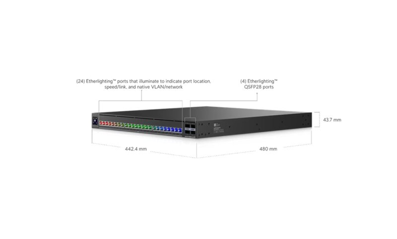 Ubiquiti EAV-XG-24-PoE - UniFi Enterprise Audio / Video XG 24 PoE switch - obrázek č. 12