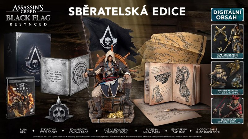 PC - Assassin`s Creed Black Flag Resynced Collector´s Edition - obrázek č. 1