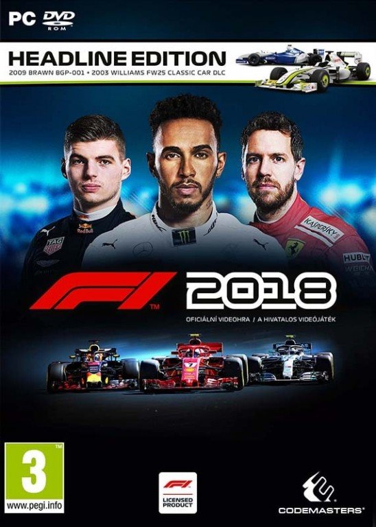 PC - F1 2018 - obrázek produktu