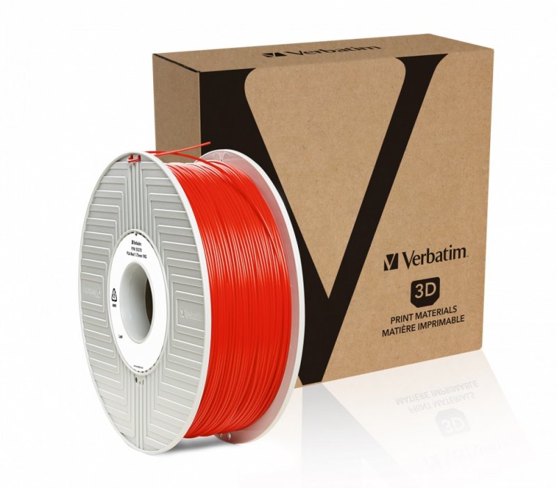 Verbatim PLA struna 1,75 mm, 1kg, červená - obrázek produktu