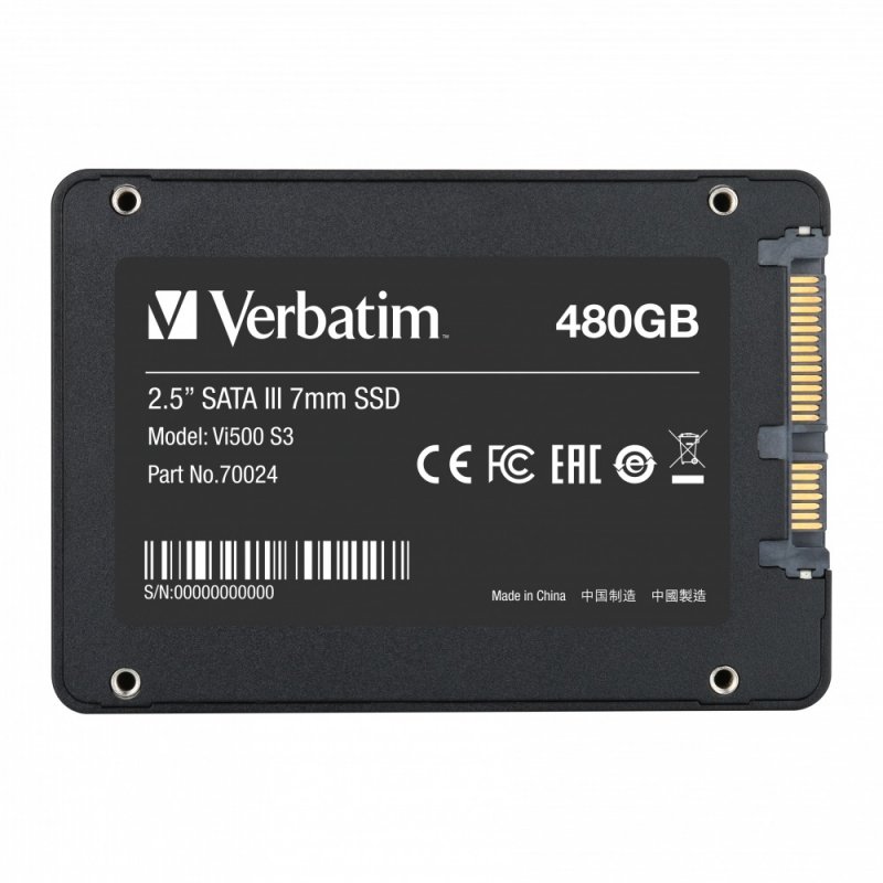 Verbatim SSD interní disk 2,5" Vi550 S3, SATA III, 480GB - obrázek č. 4