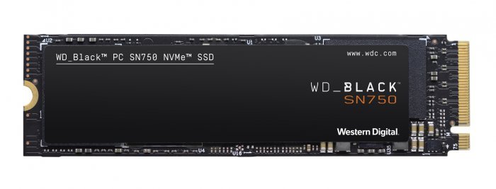 SSD 250GB WD_BLACK SN750 NVMe M.2 PCIe Gen3 2280 - obrázek produktu