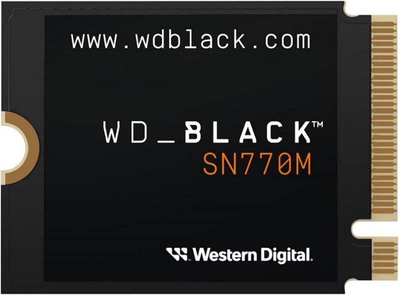 WD Black SN770M/ 500GB/ SSD/ M.2 NVMe/ Černá/ 5R - obrázek produktu