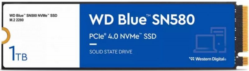 WD Blue SN580/ 1TB/ SSD/ M.2 NVMe/ 5R - obrázek produktu
