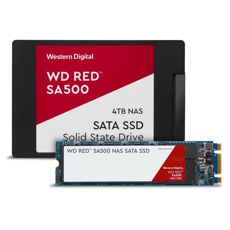 WD Red SA500/ 4TB/ SSD/ 2.5"/ SATA/ 5R - obrázek produktu