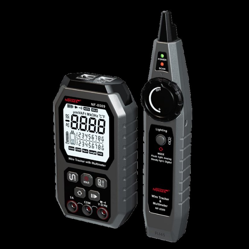 W-star Tester kabelů UTP WSNF8509 RJ45, diagnostika, hledací sonda, multimetr - obrázek produktu