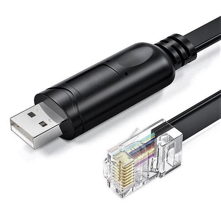 W-Star Redukce USB/ RJ45, 1,5m, console cable RS232, CCRJ45RS232 - obrázek produktu