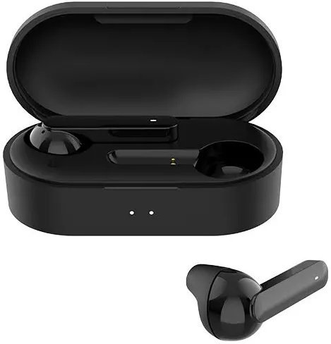 QCY - T3e bezdrátová špuntová sluchátka, černá - obrázek produktu