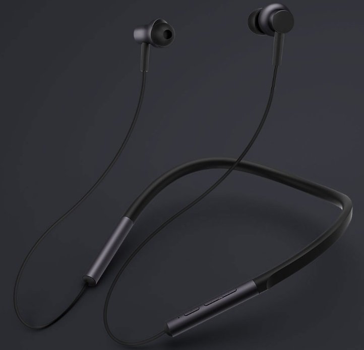 Xiaomi Mi Bluetooth Neckband Earphones Black - obrázek produktu