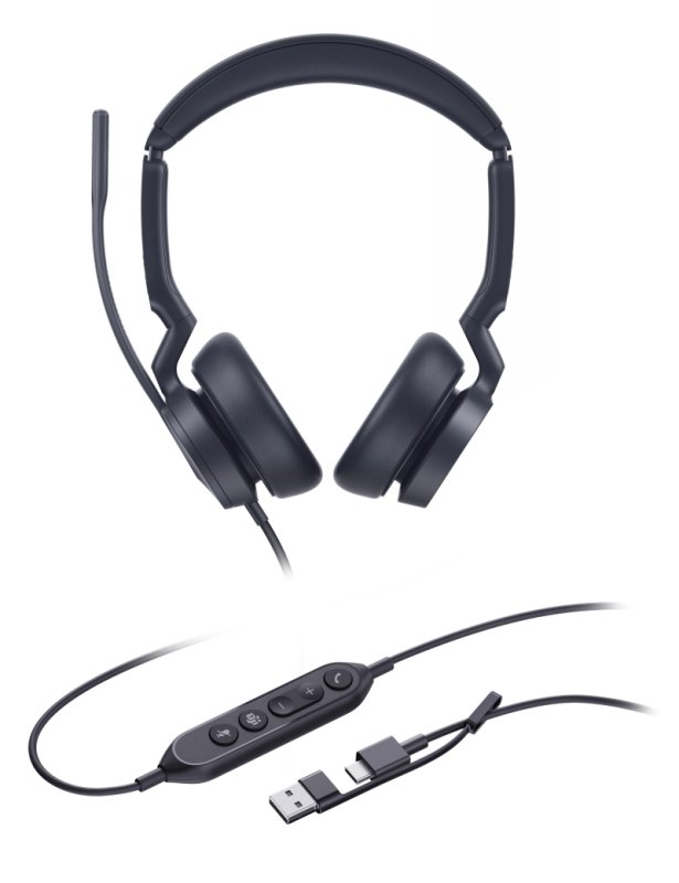 Yealink UH46 Dual UC USB-C / A, náhlavní souprava - obrázek produktu